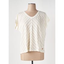 LE BOUDOIR D'EDOUARD - T-shirt beige en lin - Femme - Taille 36 - Modz