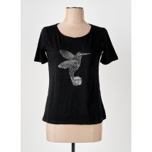 LE BOUDOIR D'EDOUARD - T-shirt noir en coton - Femme - Taille 38 - Modz