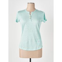 LE BOUDOIR D'EDOUARD - T-shirt bleu en lin - Femme - Taille 36 - Modz