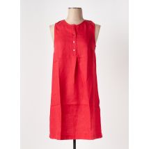 LE BOUDOIR D'EDOUARD - Robe mi-longue rouge en lin - Femme - Taille 44 - Modz