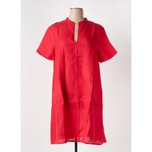 LE BOUDOIR D'EDOUARD - Robe mi-longue rouge en lin - Femme - Taille 42 - Modz