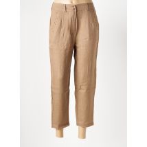 LE BOUDOIR D'EDOUARD - Pantalon 7/8 beige en lin - Femme - Taille 40 - Modz
