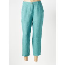 LE BOUDOIR D'EDOUARD - Pantalon 7/8 vert en lin - Femme - Taille 36 - Modz