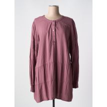 ZHENZI - Tunique manches longues rouge en viscose - Femme - Taille 46 - Modz