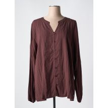 ZHENZI - Chemisier marron en viscose - Femme - Taille 42 - Modz