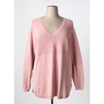 ZHENZI - Pull rose en viscose - Femme - Taille 46 - Modz