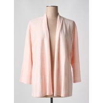 BARBARA LEBEK - Gilet manches longues rose en coton - Femme - Taille 46 - Modz