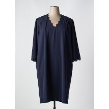 OCTAVIE & LEONIE - Robe mi-longue bleu en polyester - Femme - Taille 48 - Modz