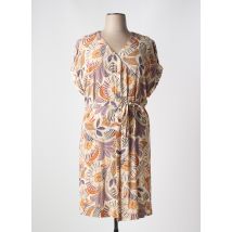 DIANE LAURY - Robe mi-longue beige en viscose - Femme - Taille 50 - Modz