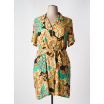 BELTY - Robe mi-longue jaune en viscose - Femme - Taille 32 - Modz