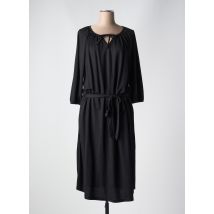 ZHENZI - Robe mi-longue noir en viscose - Femme - Taille 54 - Modz