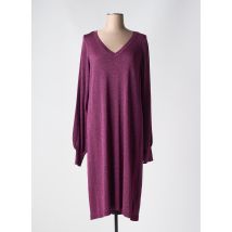 ZHENZI - Robe pull violet en viscose - Femme - Taille 48 - Modz