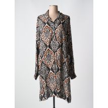 ZHENZI - Robe mi-longue noir en viscose - Femme - Taille 54 - Modz