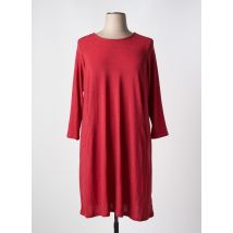 ZHENZI - Robe mi-longue rouge en polyamide - Femme - Taille 50 - Modz