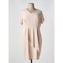 SPG WOMAN - Robe pull beige en polyester - Femme - Taille 50 - Modz