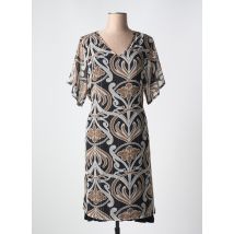 ZHENZI - Robe mi-longue noir en polyester - Femme - Taille 42 - Modz