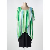 ZHENZI - Robe mi-longue vert en polyester - Femme - Taille 54 - Modz