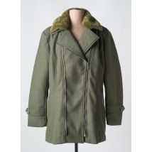CHRISTY - Manteau long vert en polyester - Femme - Taille 44 - Modz