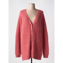 ZHENZI - Gilet manches longues rose en polyester - Femme - Taille 46 - Modz
