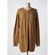 ZHENZI - Gilet manches longues marron en acrylique - Femme - Taille 46 - Modz