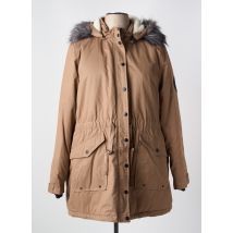 ZHENZI - Manteau long marron en coton - Femme - Taille 46 - Modz