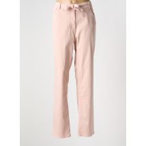 DIANE LAURY - Pantalon droit rose en coton - Femme - Taille 50 - Modz