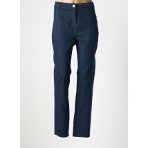 ZHENZI - Pantalon chino bleu en coton - Femme - Taille 48 - Modz