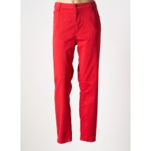 SPG WOMAN - Pantalon slim rouge en coton - Femme - Taille 54 - Modz