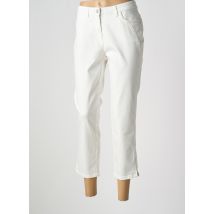 BARBARA LEBEK - Pantalon 7/8 blanc en coton - Femme - Taille 46 - Modz