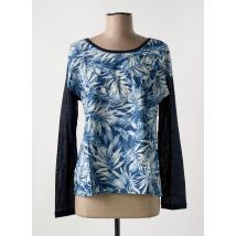 LE BOUDOIR D'EDOUARD - T-shirt bleu en lin - Femme - Taille 40 - Modz