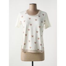LE BOUDOIR D'EDOUARD - T-shirt beige en viscose - Femme - Taille 36 - Modz