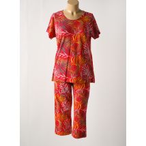 PASTUNETTE - Pyjama rouge en coton - Femme - Taille 40 - Modz