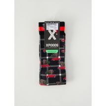 XPOOOS - Chaussettes noir en polyester - Homme - Taille 39-42 - Modz
