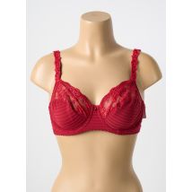 LOUISA BRACQ - Soutien-gorge rouge en polyamide - Femme - Taille 85D - Modz