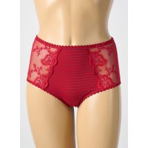 LOUISA BRACQ - Culotte haute rouge en polyamide - Femme - Taille 40 - Modz