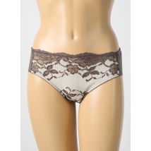 WACOAL - Culotte gris en coton - Femme - Taille 38 - Modz