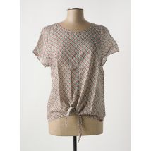 LE BOUDOIR D'EDOUARD - T-shirt marron en coton - Femme - Taille 42 - Modz