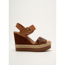 KANNA - Sandales/Nu pieds marron en cuir - Femme - Taille 36 - Modz