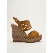 KANNA - Sandales/Nu pieds marron en cuir - Femme - Taille 36 - Modz