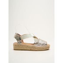 KANNA - Espadrilles or en cuir - Femme - Taille 35 - Modz