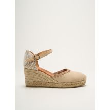 KANNA - Espadrilles beige en cuir - Femme - Taille 40 - Modz