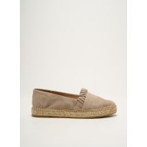 KANNA - Espadrilles beige en cuir - Femme - Taille 37 - Modz