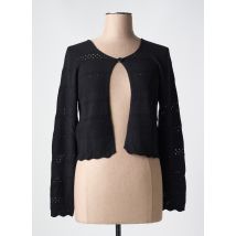 LE BOUDOIR D'EDOUARD - Gilet manches longues noir en viscose - Femme - Taille 38 - Modz