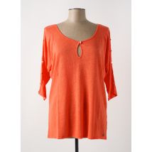 LE BOUDOIR D'EDOUARD - T-shirt orange en lin - Femme - Taille 42 - Modz