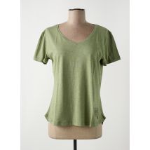 LE BOUDOIR D'EDOUARD - T-shirt vert en coton - Femme - Taille 36 - Modz