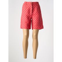 LE BOUDOIR D'EDOUARD - Bermuda rouge en lin - Femme - Taille 38 - Modz