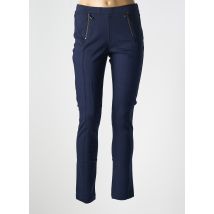 LE BOUDOIR D'EDOUARD - Pantalon slim bleu en viscose - Femme - Taille 42 - Modz