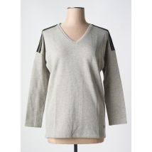 LE BOUDOIR D'EDOUARD - Sweat-shirt gris en coton - Femme - Taille 42 - Modz