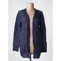 LE BOUDOIR D'EDOUARD - Gilet manches longues bleu en polyester - Femme - Taille 42 - Modz