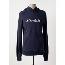 BREIZH ANGEL - Sweat-shirt à capuche bleu en coton - Femme - Taille 36 - Modz